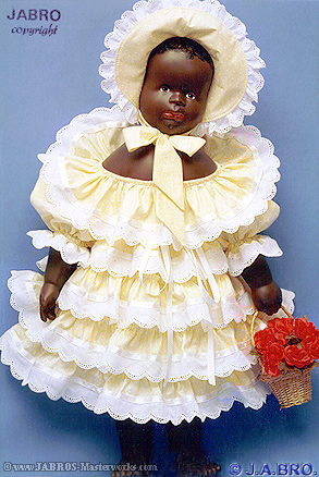 j.a.bro's artist colored toddler-girl type 1ak &copy;1986