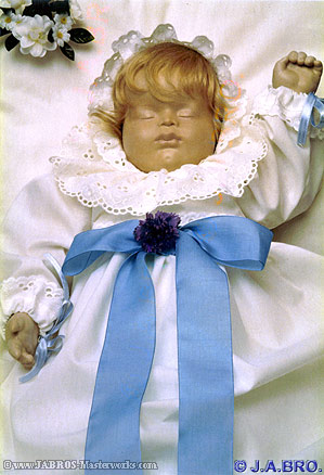 J.A.BRO'S ARTIST SLEEPING BABY, TYPE 4V, &copy;1986