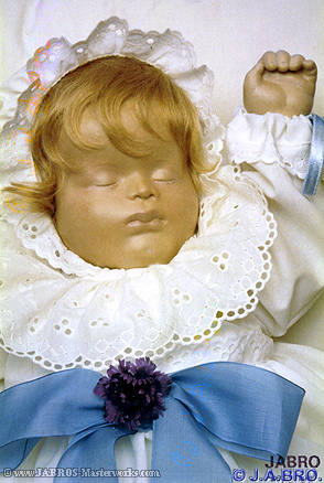 J.A.BRO'S ARTIST SLEEPING BABY, TYPE 4V, &copy;1986