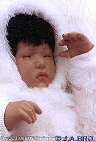 J.A.BRO'S ARTIST COLORED DOLL, TYPE 7, &copy;1989,