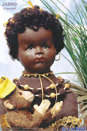 J.A.BRO'S ARTIST COLOURED TODDLER-GIRL, TYPE 1C, &copy;1985