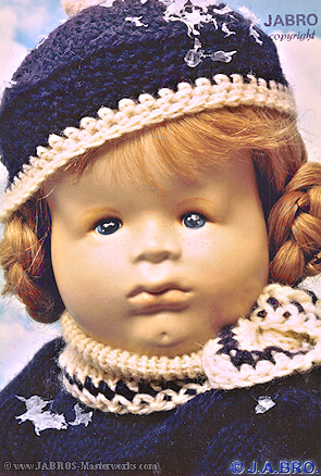 J.A.BRO'S ARTIST TODDLER-GIRL, TYPE 1D, &copy;1985