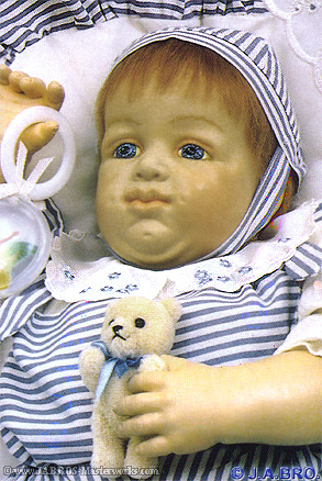 J.A.BRO'S ARTIST DOLL, TYPE 5, &copy;1988, TWIN BABY-BOY