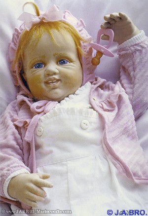 J.A.BRO'S ARTIST DOLL, TYPE 6, &copy;1988, TWIN BABY-GIRL